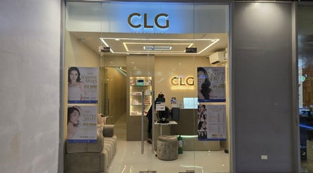 CLG Aesthetics SM Center Congressional's elegant entrance in Quezon City, Metro Manila, PH showcasing beauty services.