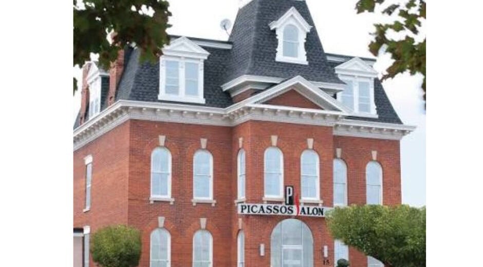 Charming brick venue of The Lash Lounge, St. Catharines, Ontario, CA.