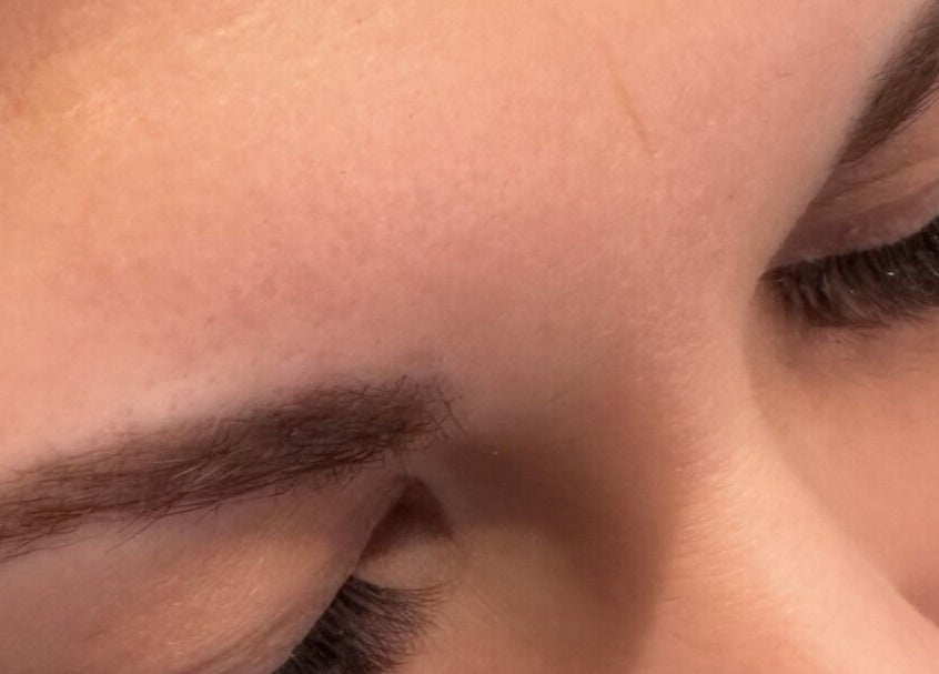 Close-up of beautifully extended lashes at The Lash Lounge, St. Catharines, Ontario, CA.