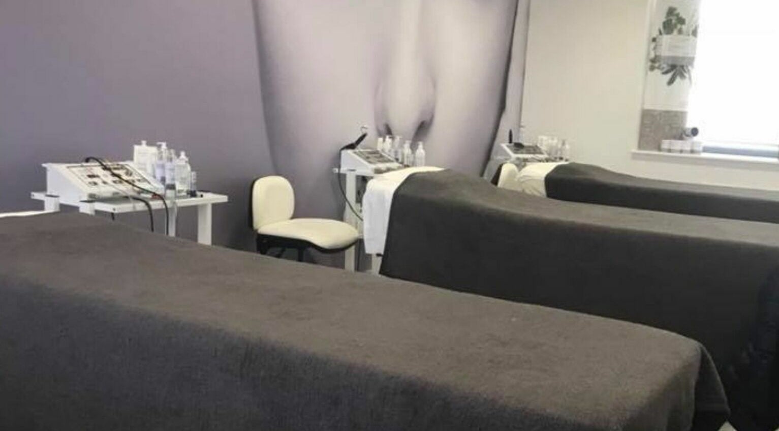 Cosy treatment room at Laser and Skin Studio in Mullingar, County Westmeath, IE ready for clients.