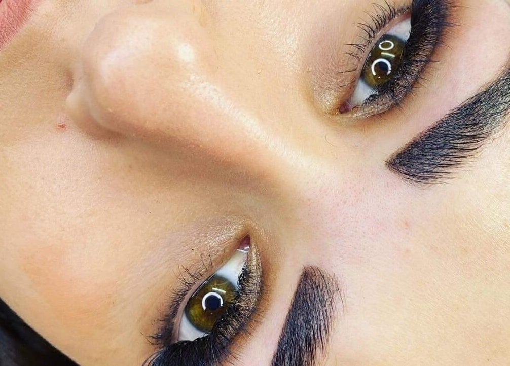 Beautifully styled eyebrows and lashes at Cheri Lash and Brow Artistry, Polokwane, Limpopo, ZA.