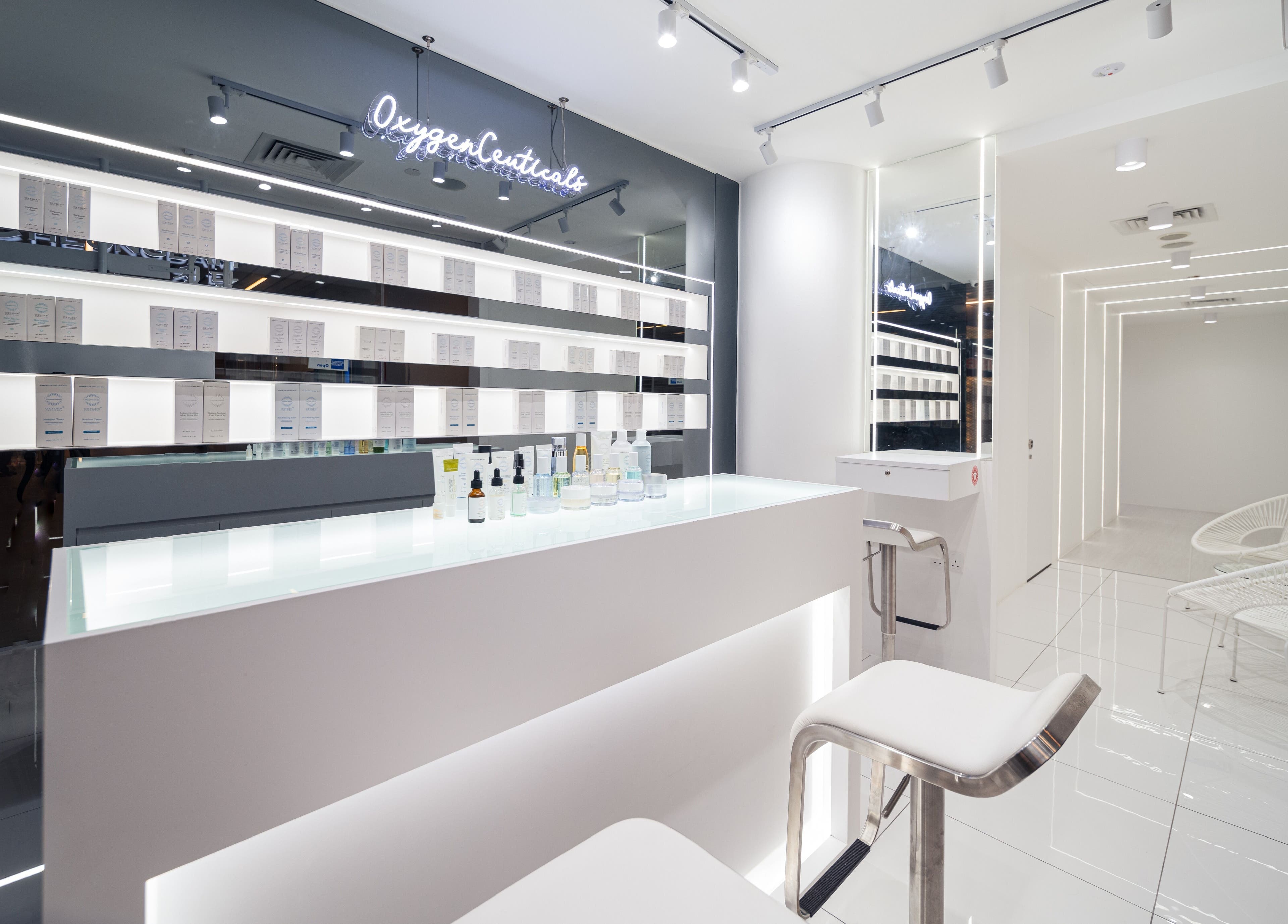 Modern beauty counter at Cheongdam - SingPost Centre, Singapore, Singapore, SG showcasing elegant design.