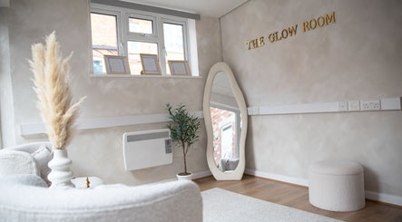 The Glow Room Brackley offers a serene, stylish interior with neutral tones in Brackley, England, GB.