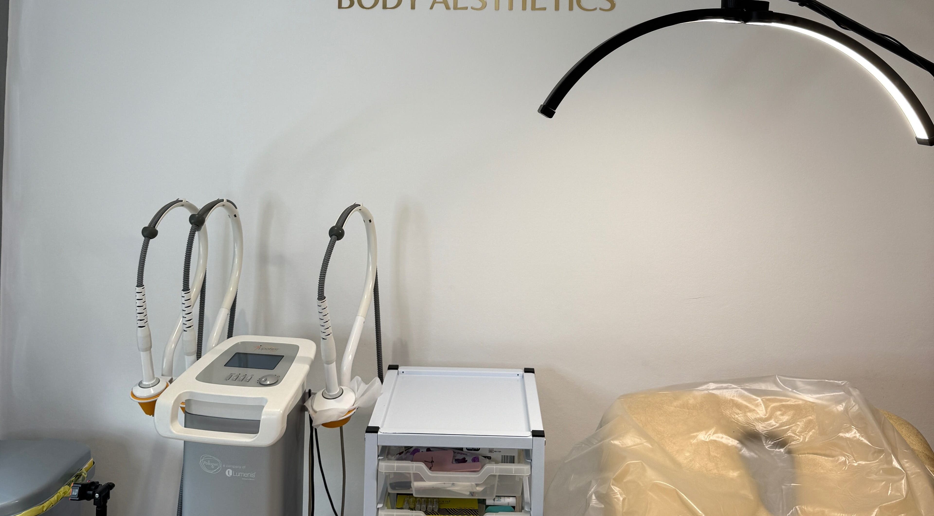 Modern equipment at NUYU Body Aesthetics, Beckenham, England, GB, showcasing advanced beauty treatments.