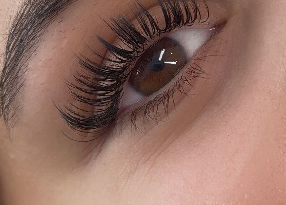 Beautiful eyelash extensions at Lola Lashes in Southend-on-Sea, England, GB.