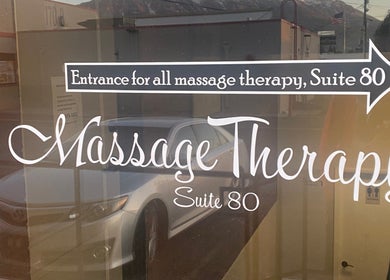 Entrance to Blissful Balance Massage Therapy, Suite 80, at Orem, Utah, US.