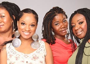 Stylishly braided hair at Aamavi Hair Braiding, Charlotte, North Carolina, US. Perfect for a trendy new look.