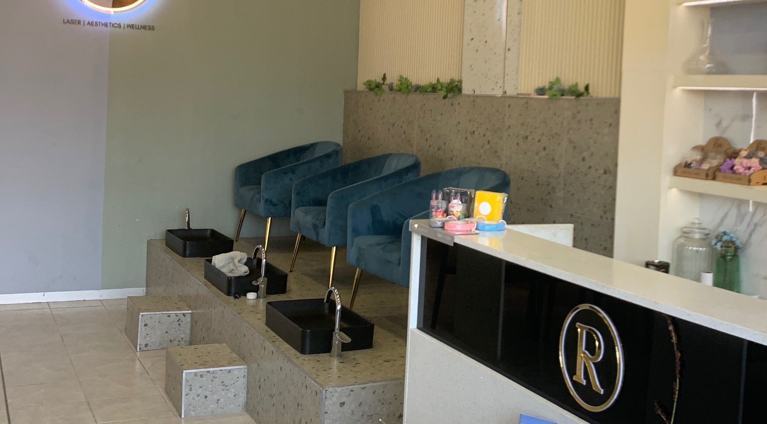 Luxurious nail stations at Rosewood Beauty, Centurion, Gauteng, ZA offer relaxing wellness experiences.