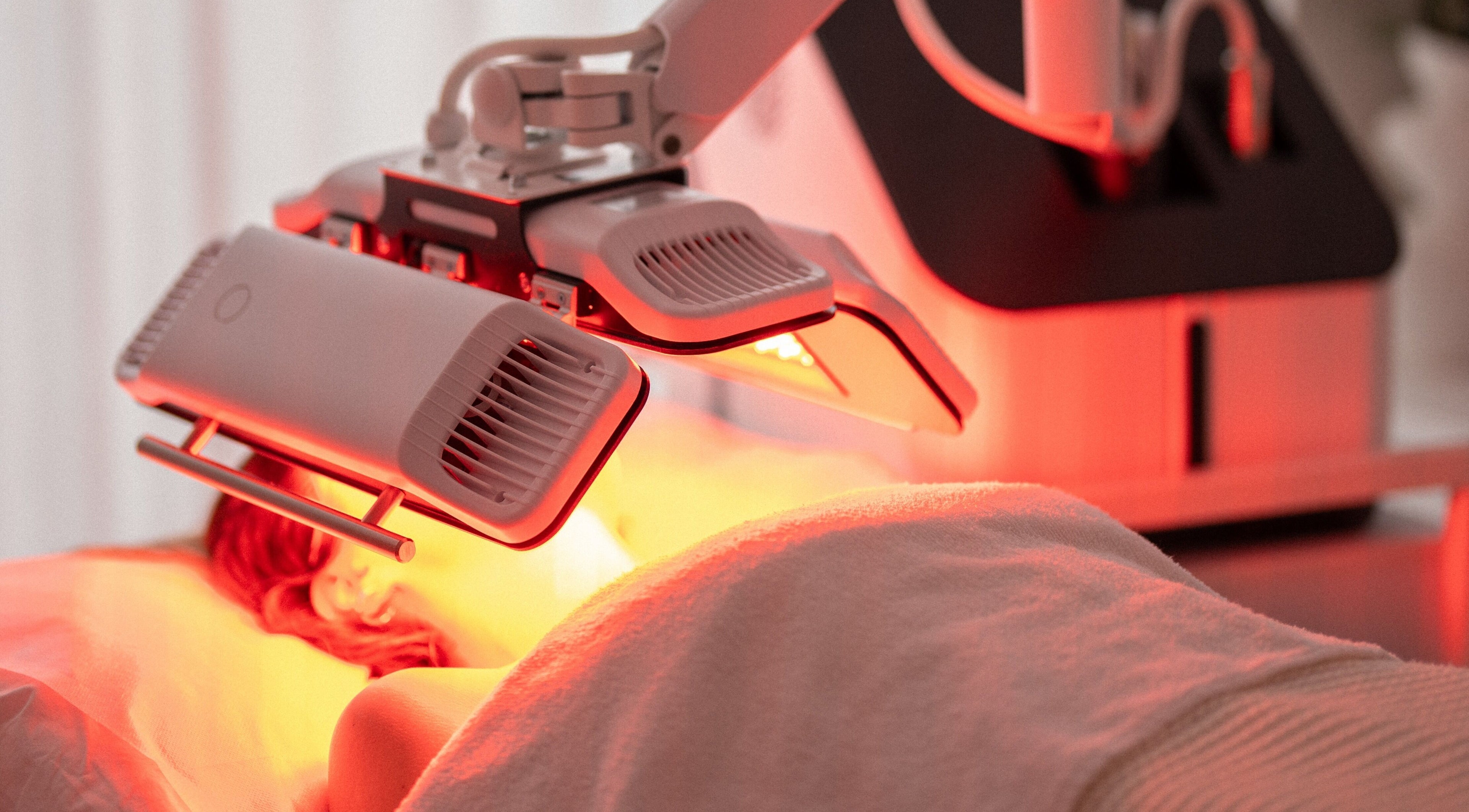 LED light therapy at Molecule Beauty Clinic, St Leonards, New South Wales, AU for skin rejuvenation.