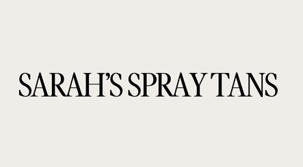 Sarah's Spray Tans logo with elegant font in Auckland, Auckland, NZ.