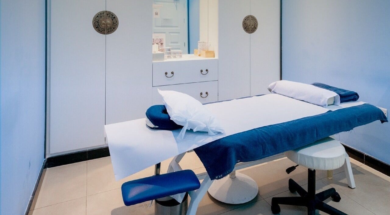 Relaxing treatment room at TCMShanghai Traditional Chinese Medical Centre in Dubai, Dubai, AE.