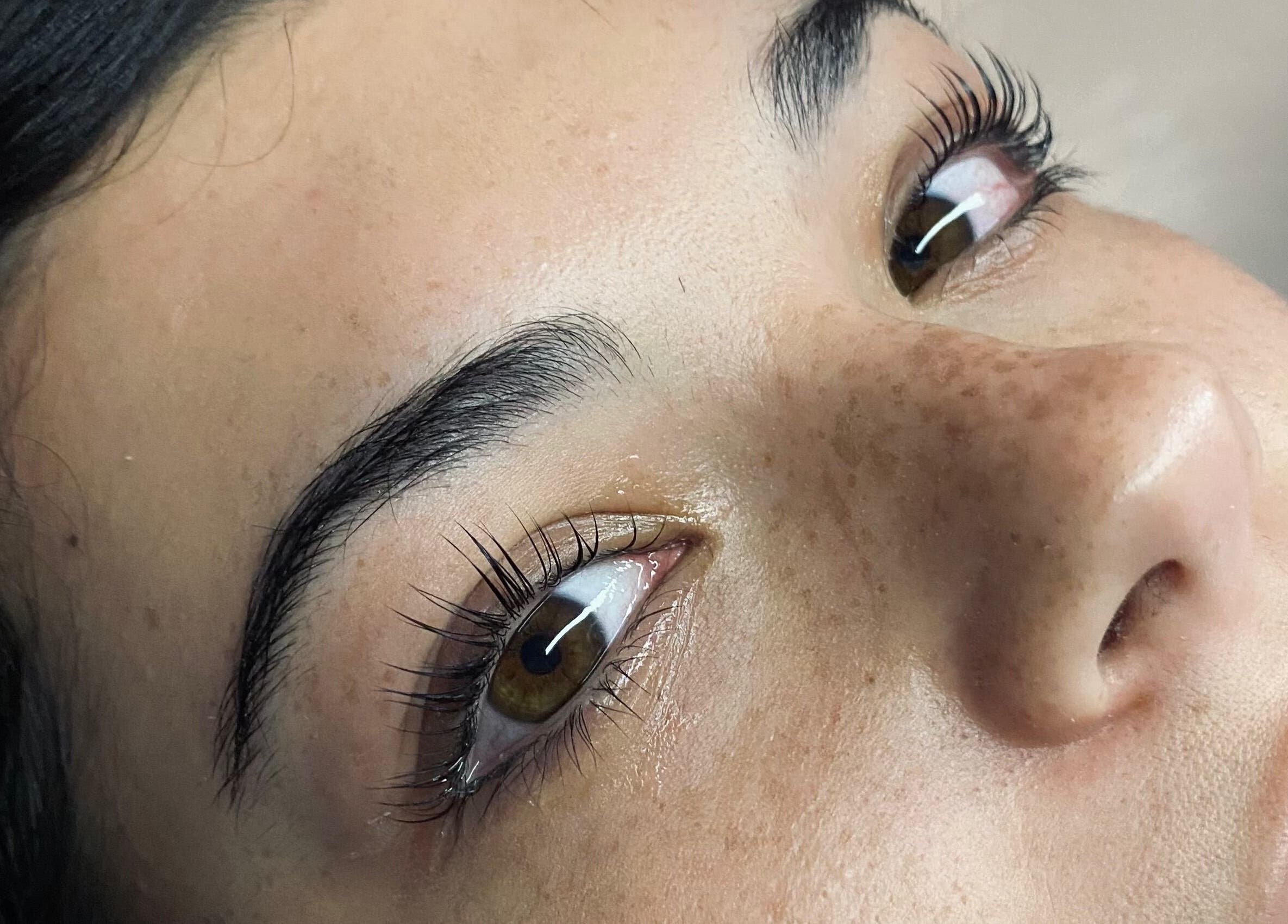 Close-up of expertly styled lashes at Embracing Beauty, Iż-żejtun, MT. Enhancing natural beauty.