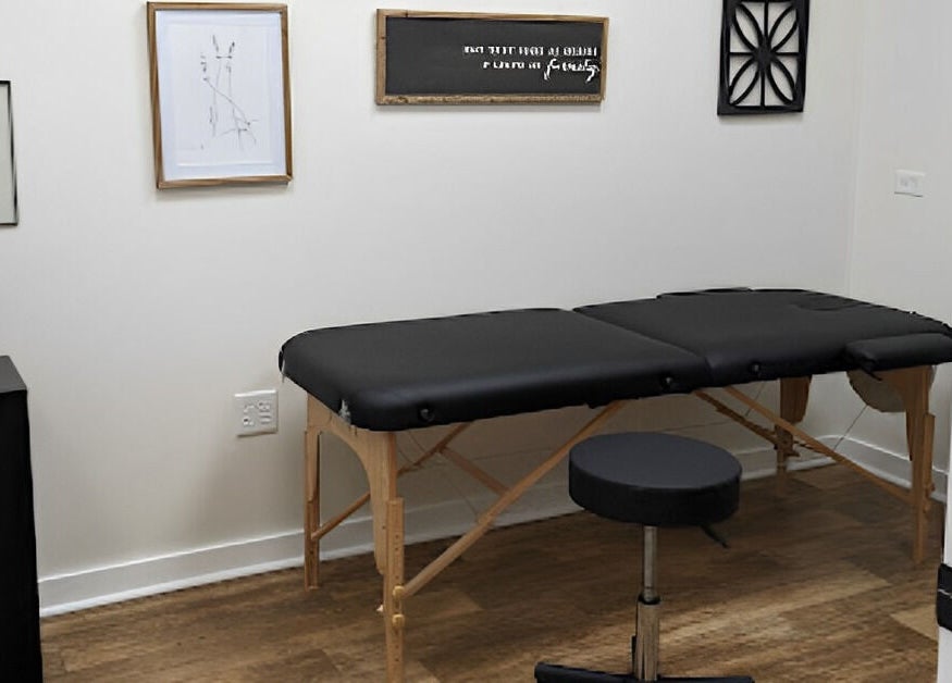 Massage room at Sunny's Massage Therapy in Union City, Tennessee, US featuring a comfortable massage table.