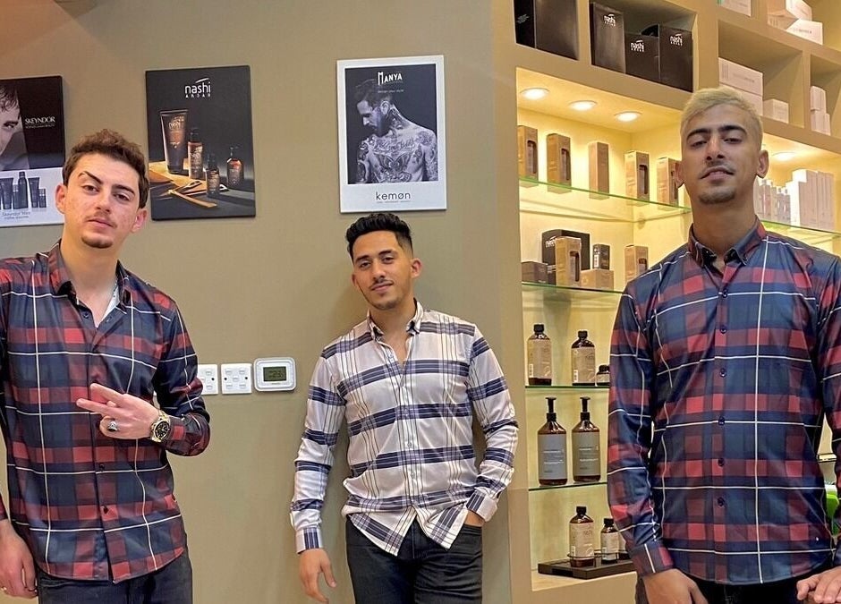 Team at Verve Men's Salon & Spa, الشارقة, إمارة الشارقةّ, AE, showcasing a professional atmosphere.