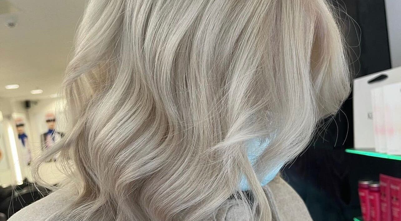 Elegant blonde waves styled at FLD - Hair by Freya Chobham, Chobham, England, GB.