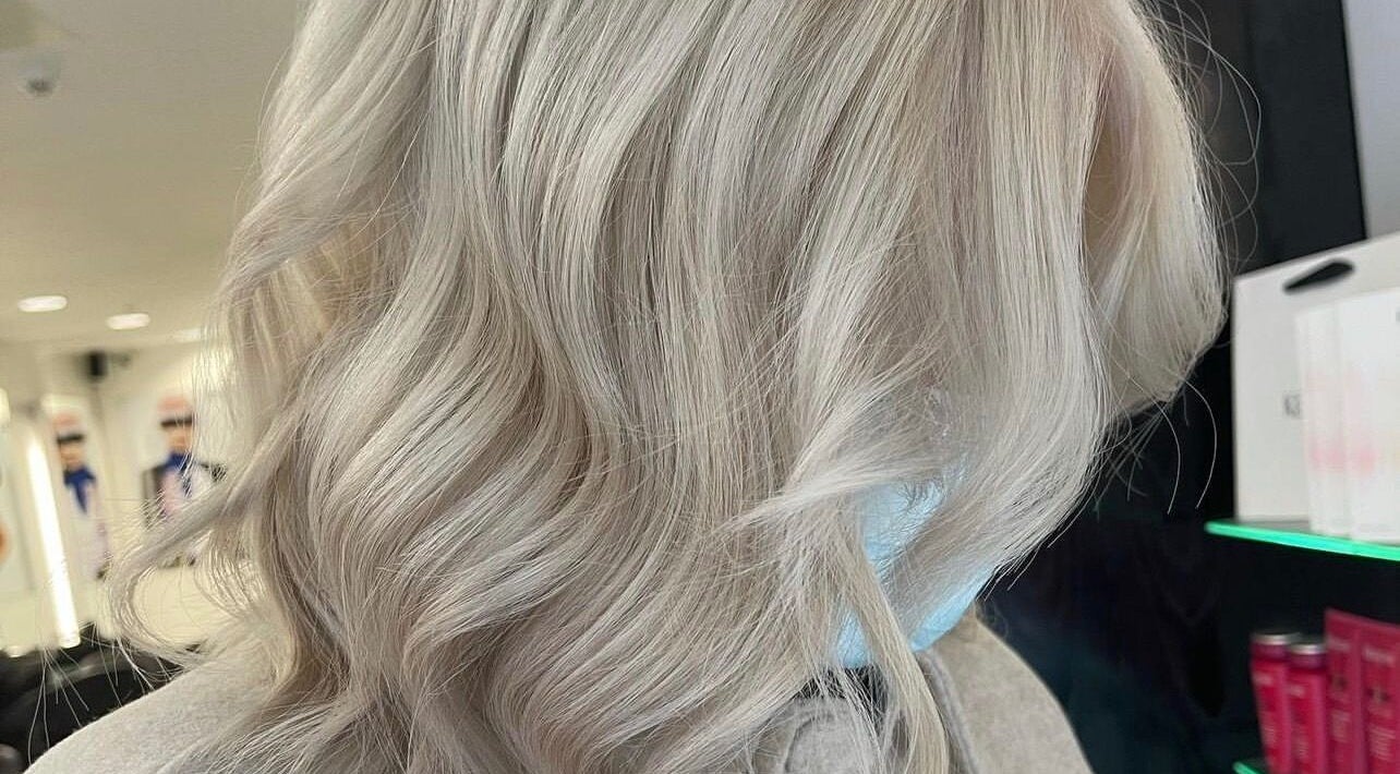 Elegant blonde waves styled at FLD - Hair by Freya Chobham, Chobham, England, GB.