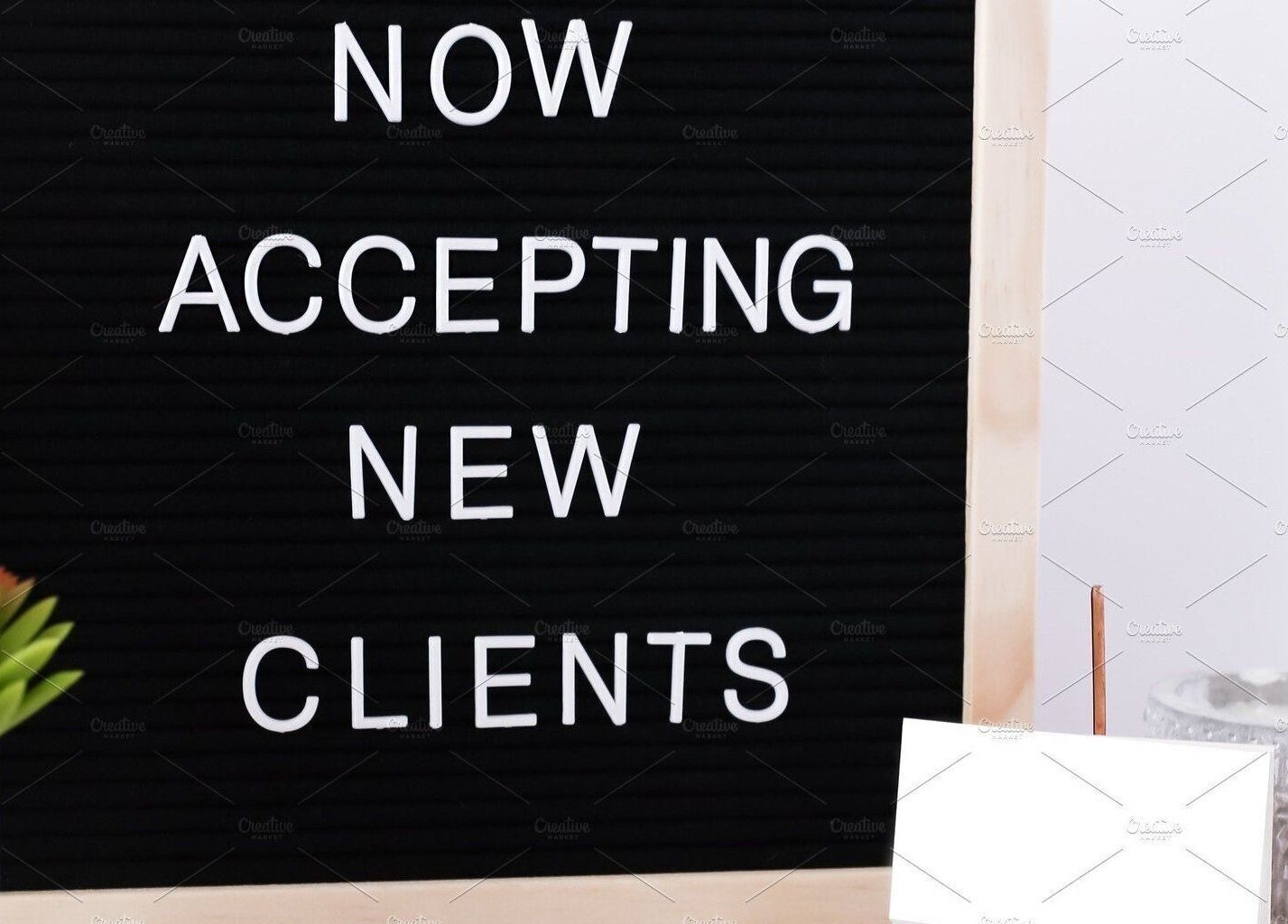 Relax With Melissa in Windsor, Ontario is now accepting new clients. Stylish letter board display.