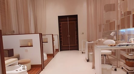 مجلس الاسترخاء والأناقة في صالون بيوتي بوك بالرياض، SA يشع بطولة الجمال والعناية المثالية.