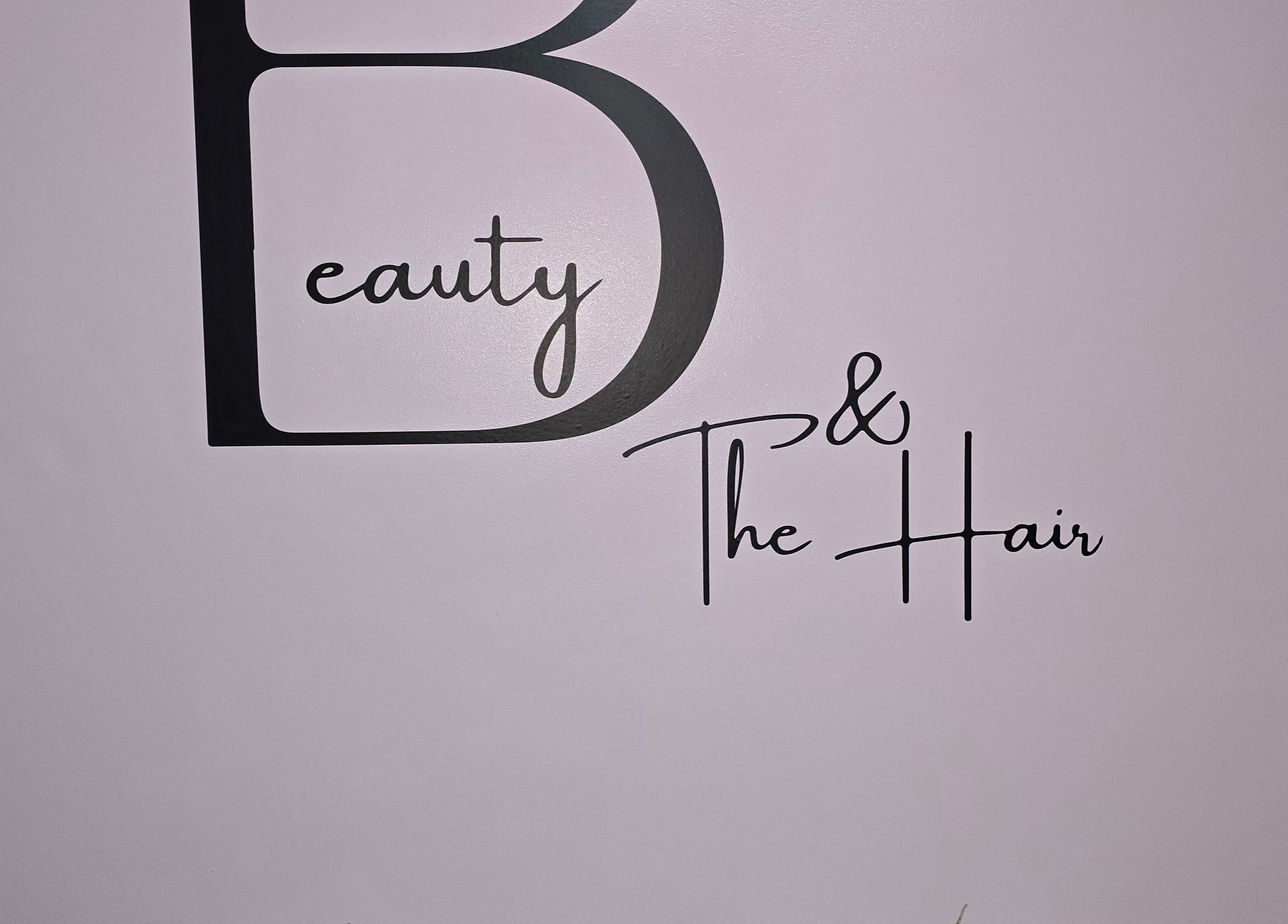 Elegant wall logo of Beauty and the Hair at ENFIELD, England, GB.