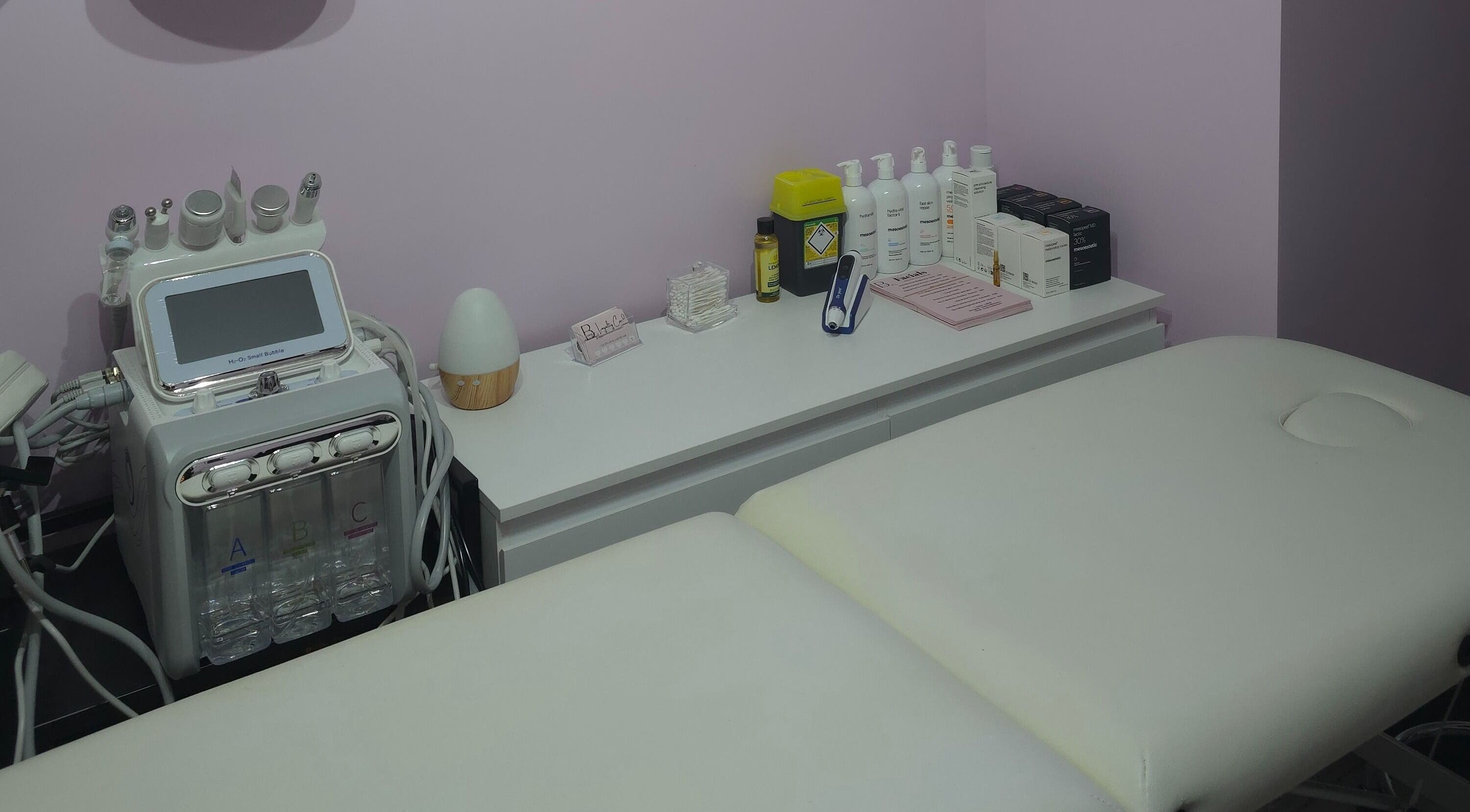 Beauty and the Hair spa treatment room with modern equipment in ENFIELD, England, GB.