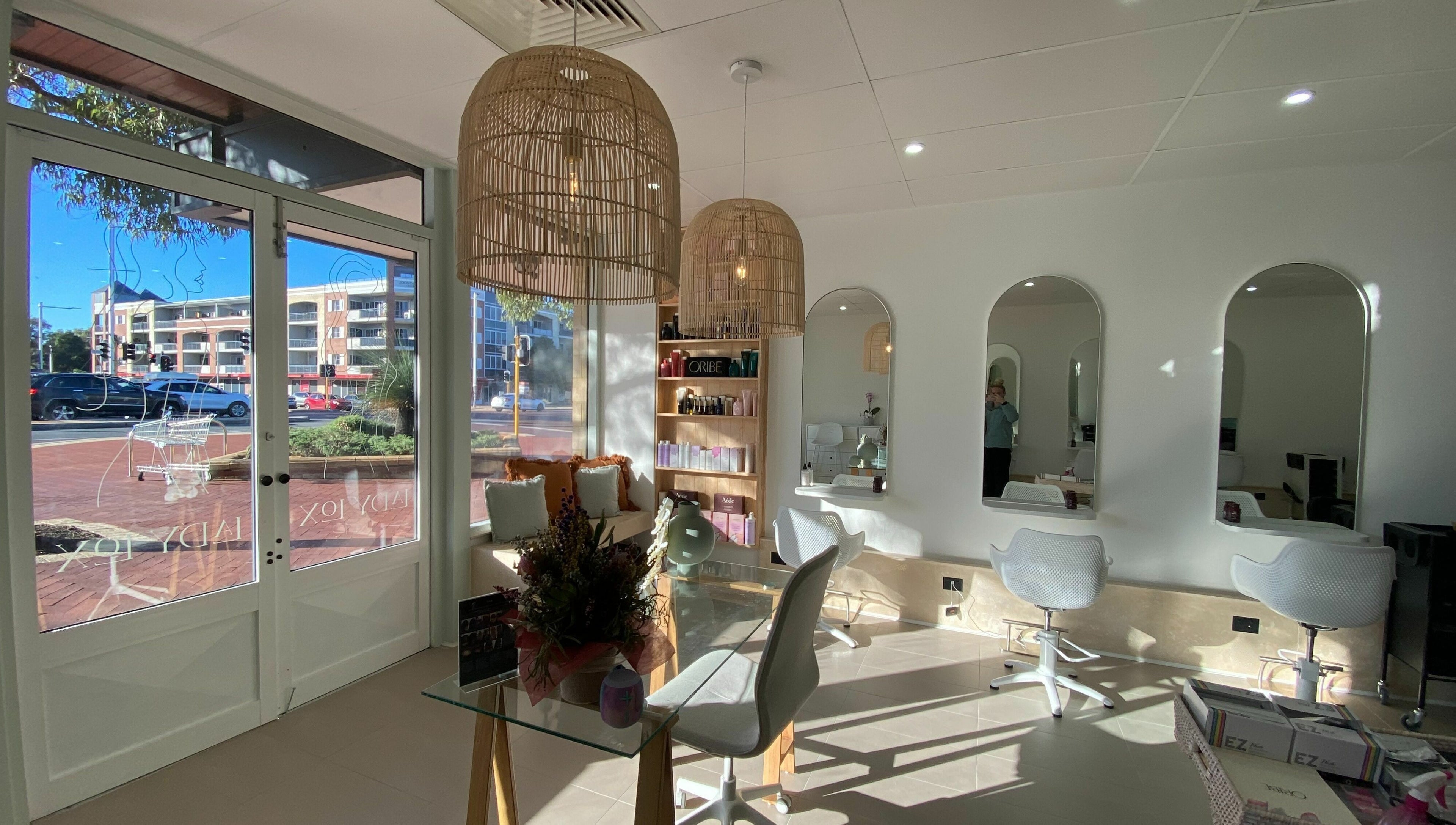 Lady Lox interior with stylish seats and mirrors in Joondalup, Western Australia, AU.