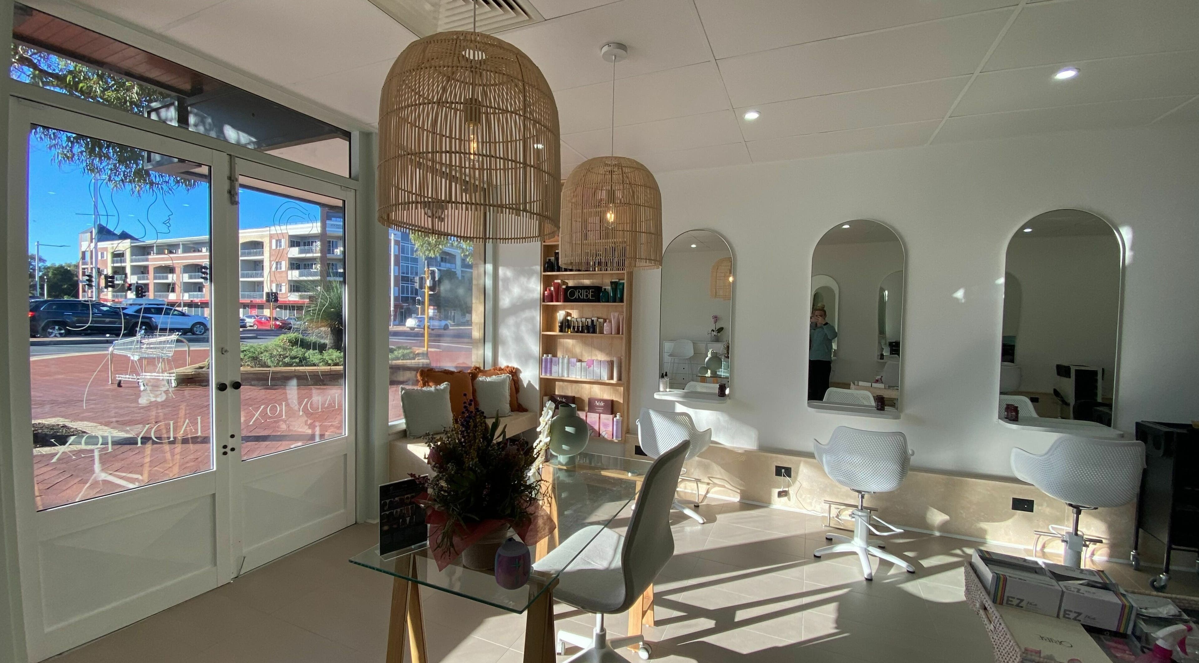 Lady Lox interior with stylish seats and mirrors in Joondalup, Western Australia, AU.