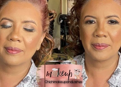 Makeup artistry at Chichimakeupandlashes in Johannesburg, Gauteng, ZA featuring elegant eye and lip makeup.