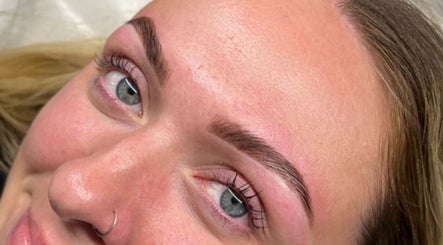 Eyebrow enhancement at Theglow by CLS, Batley, England, GB, showcasing expert beauty treatment.