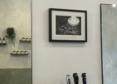 Chic mirrors and decor at Brother Wolf St Kilda in Melbourne, Victoria, AU. Modern and inviting wellness space.