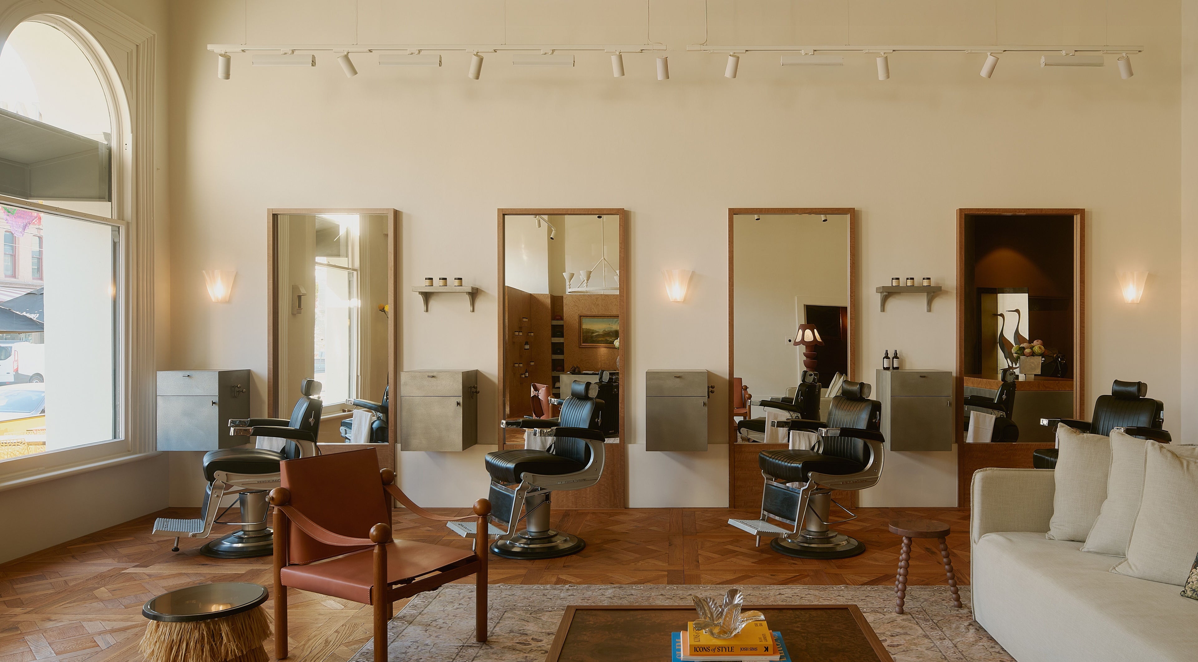 Interior of Brother Wolf South Melbourne showcasing chic design. Located in Melbourne, Victoria, AU.