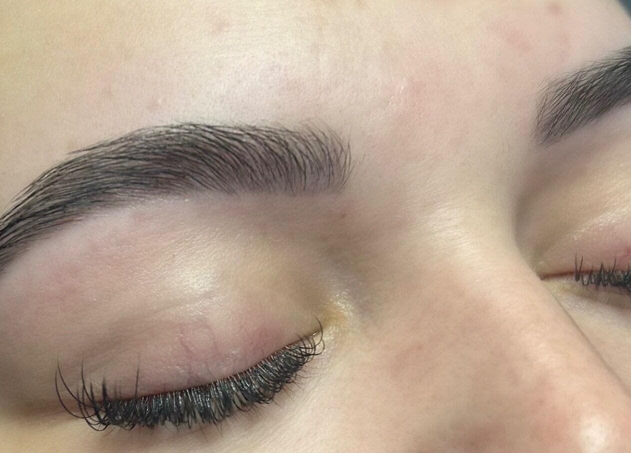 Perfectly shaped eyebrows at ALM Beauty, Brighton And Hove, England, GB.