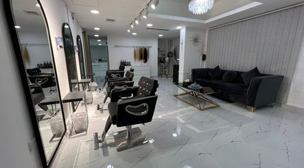 Luxurious beauty area at Faina Ladies Salon, أبو ظبي, أبو ظبي, AE, featuring chic chairs and stylish decor.
