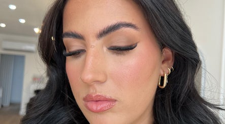 Close-up of a woman with elegant makeup at Beths Beauty Services, Morphett Vale, South Australia, AU.