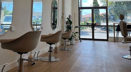Modern salon chairs and mirrors at Beths Beauty Services, Morphett Vale, South Australia, AU.