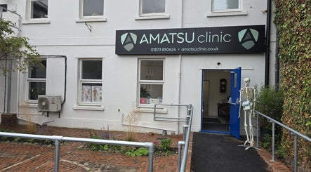 Front entrance of Amatsu Clinic, Acupuncture & Ozone Therapy in Abergavenny, Wales, GB.