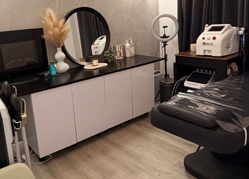 Elegant treatment room at Sculpture Line Body Contouring, Kelmscott, Western Australia, AU.