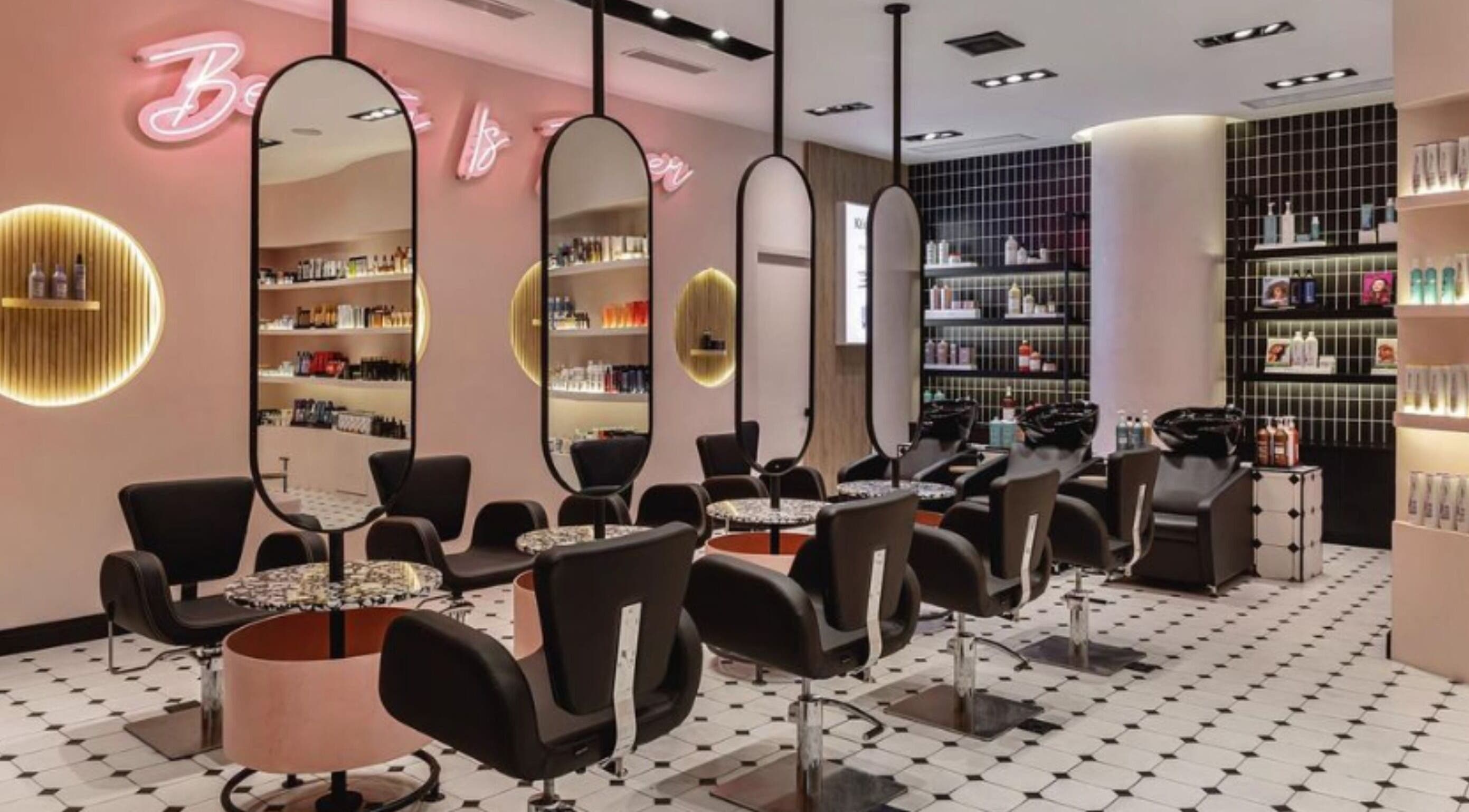 The Beauty Lab - Los Cacicazgos in Santo Domingo offers sleek, modern salon interiors with stylish decor.