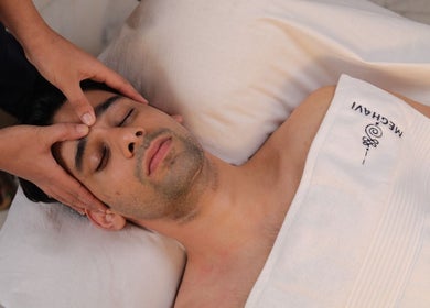 Facial massage at Meghavi Wellness Spa | The Stadel in Kolkata, West Bengal, IN. Enjoy soothing relaxation.