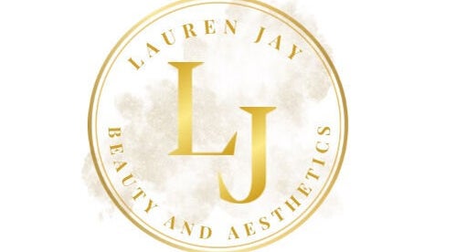 Lauren Jay Beauty and Aesthetics golden logo in Epworth, England, GB showcases elegance and luxury.