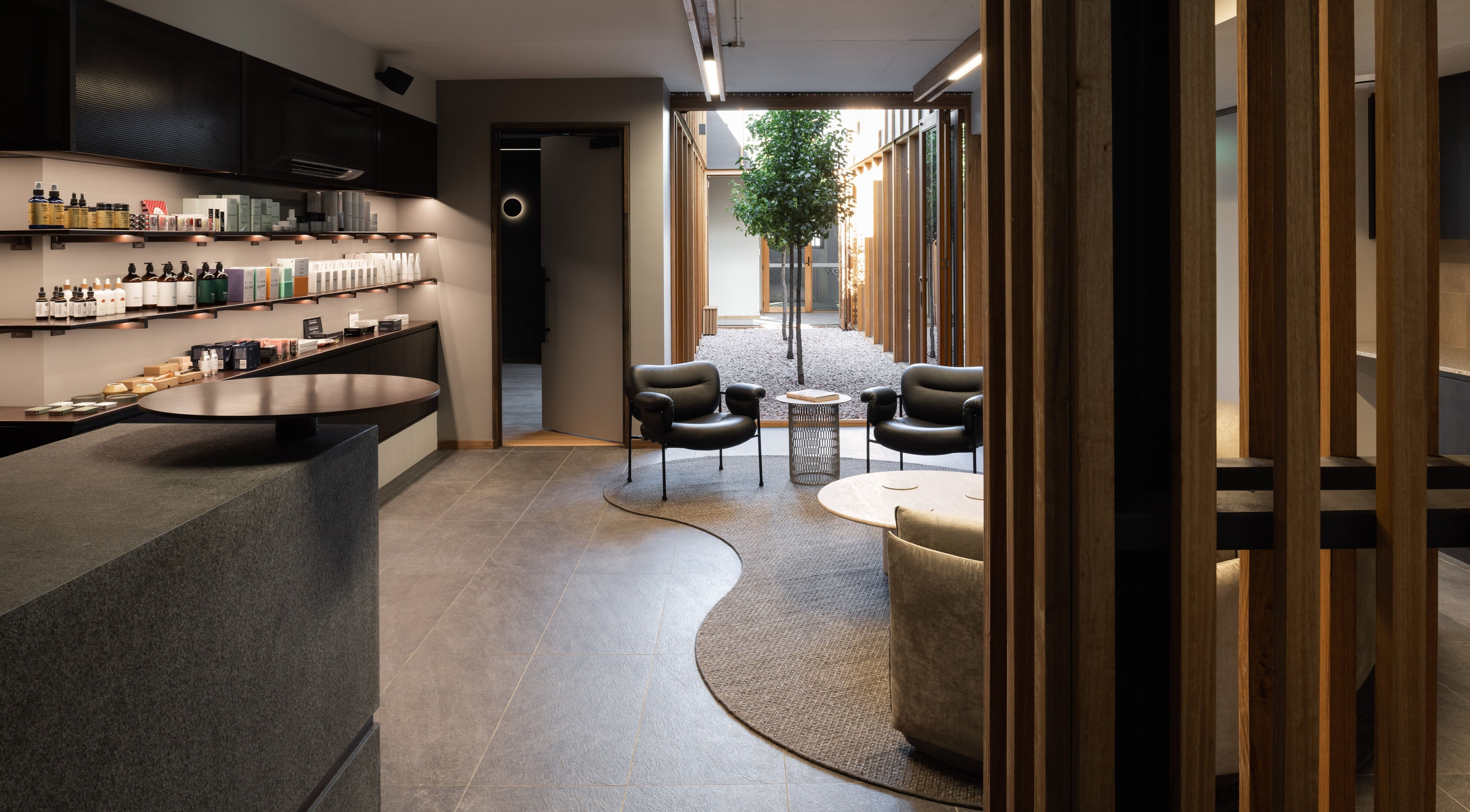 Chic interior of Blue Rosa by Vitality House, West Leederville, Western Australia, AU with modern decor.