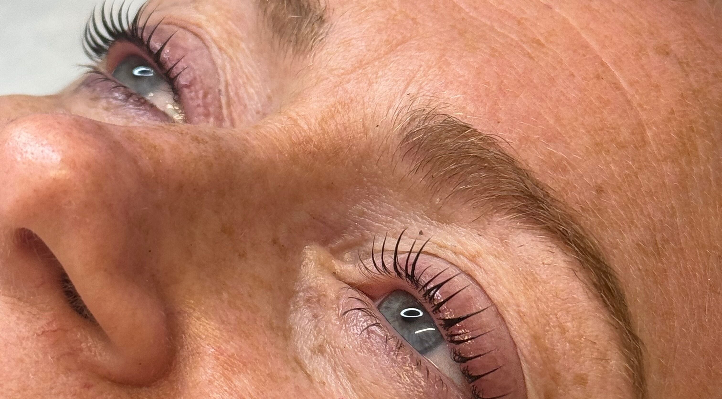 Enhanced lashes at Polished by Bec - Private Nail Salon, Grimsby, Ontario, CA offering expert beauty service.