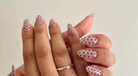 Stylish polka dot nails at Ruby Glow Nails & Beauty Kadıköy, İstanbul, İstanbul, TR. Trendy and chic manicure.