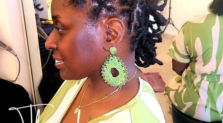 Beautiful braided hairstyle at Nurishin Knotts, Charlotte, North Carolina, US showcasing intricate design.