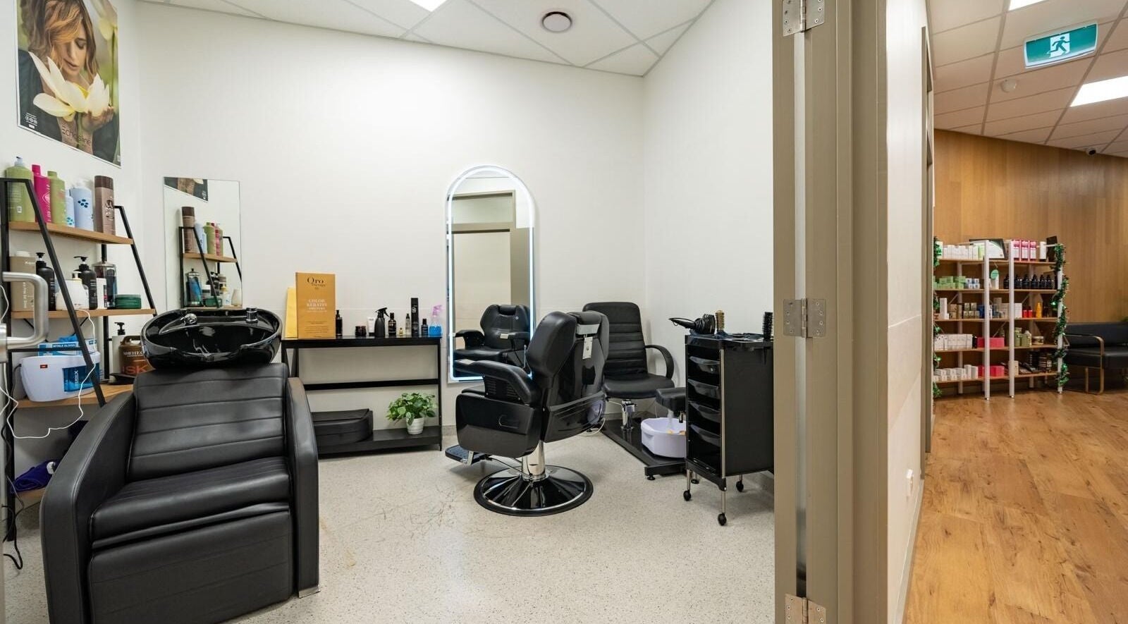 Chic interiors at The Beauty Station | Takanini, Auckland, Auckland, NZ featuring modern styling chairs.