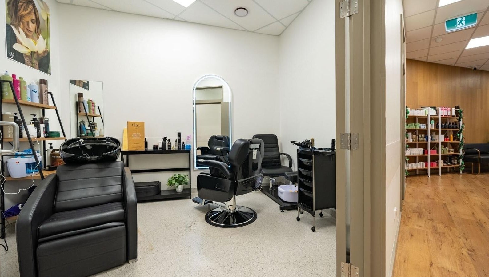 Modern salon interior at The Beauty Station | Takanini, Auckland, Auckland, NZ offering premium hair services.