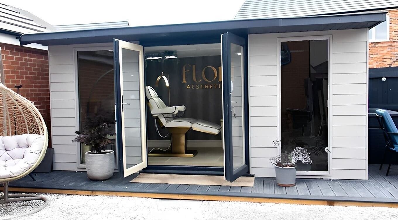 Relaxing outdoor view of Flori Aesthetics Whittlesey, beauty retreat in Whittlesey, England, GB.