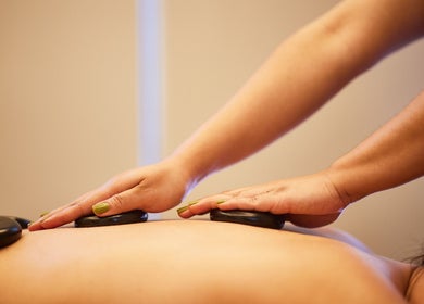 Hot stone massage at Doubletree by Hilton- Bay Square, Business Bay, Dubai, Dubai, AE promotes relaxation.