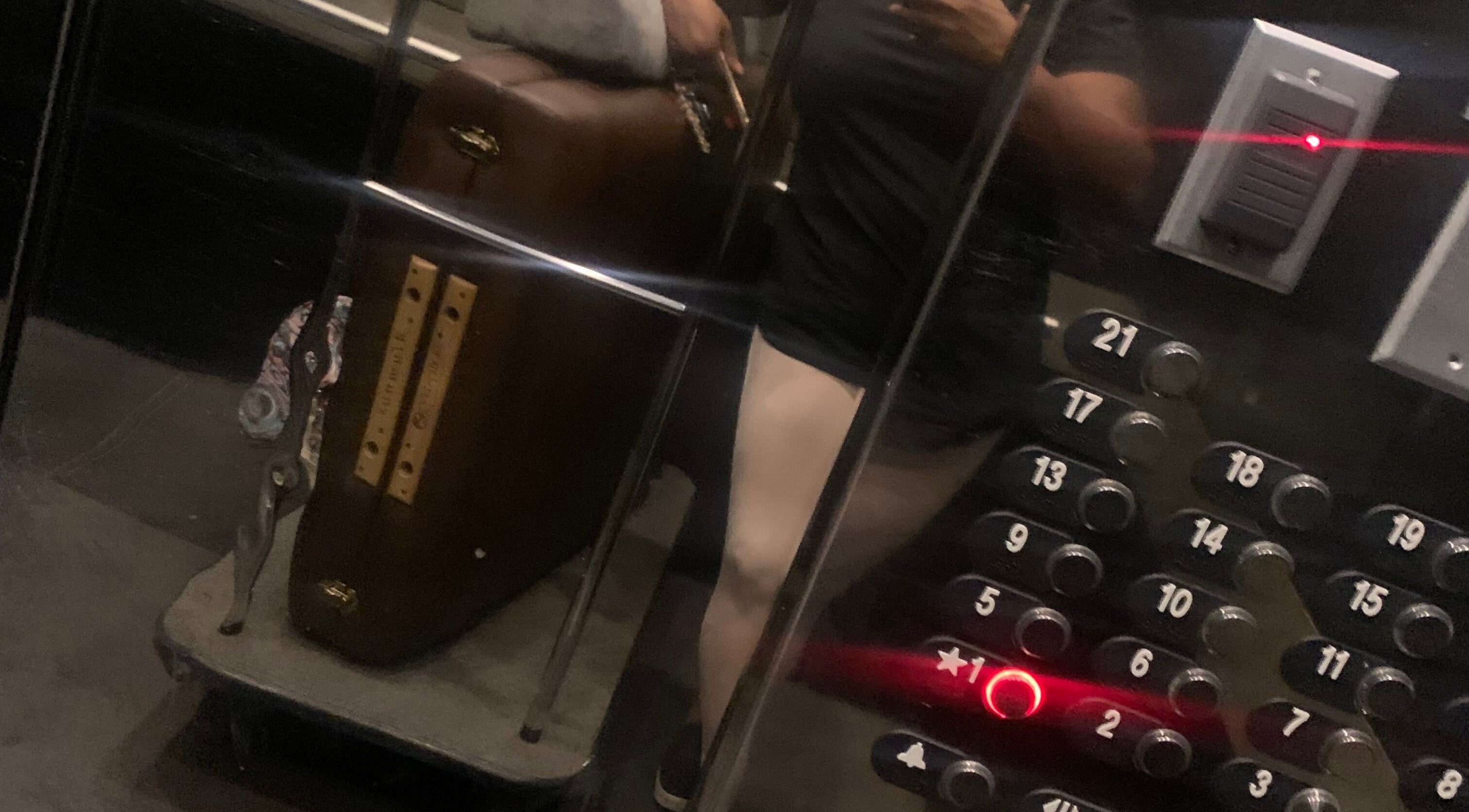 Inside view of an elevator at Briis Wellness: Your Mobile Sanctuary for Relaxation, Glenn Heights, Texas, US.