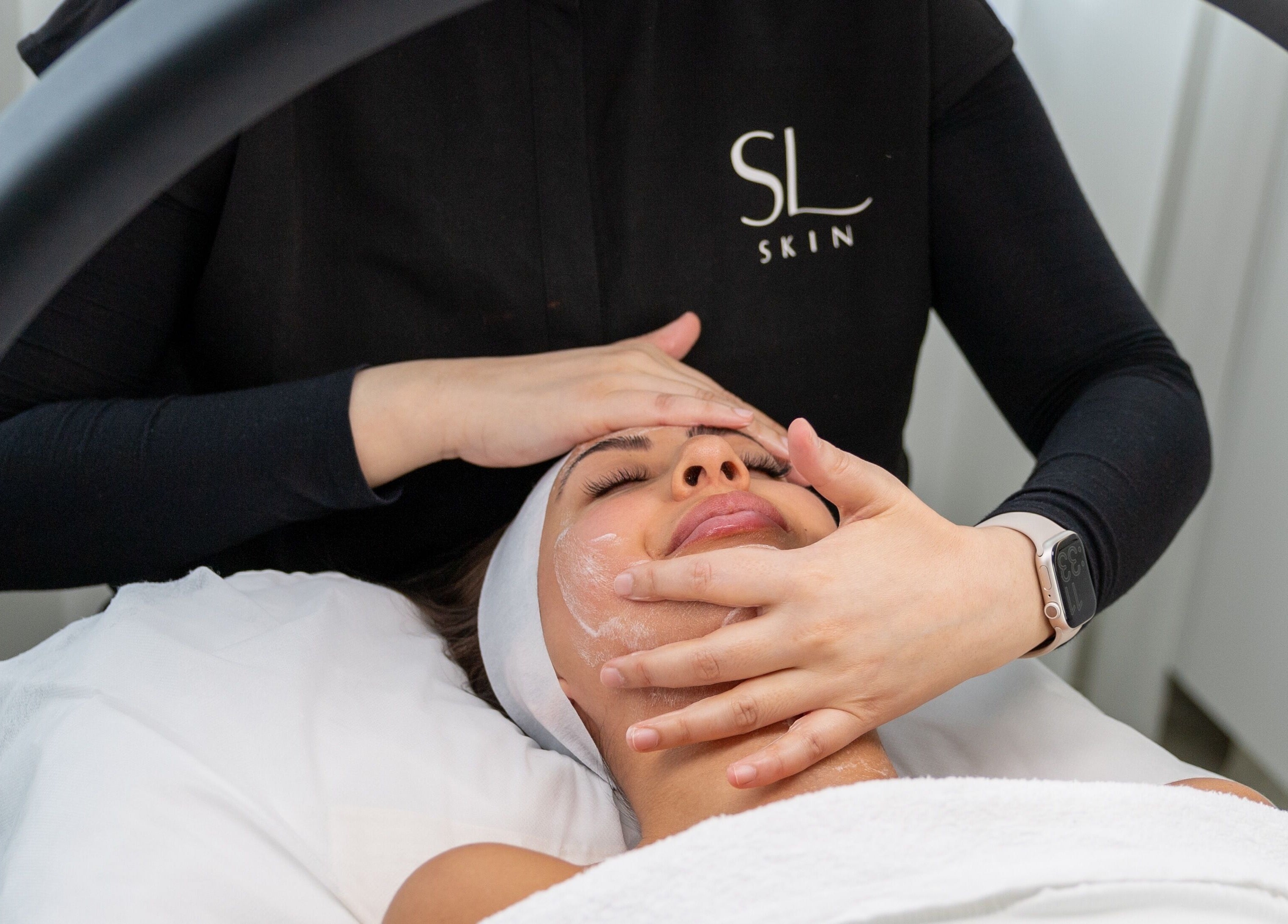 Facial treatment at Simply Luminous Skin, Wentworth Point, New South Wales, AU enhances relaxation and radiance.