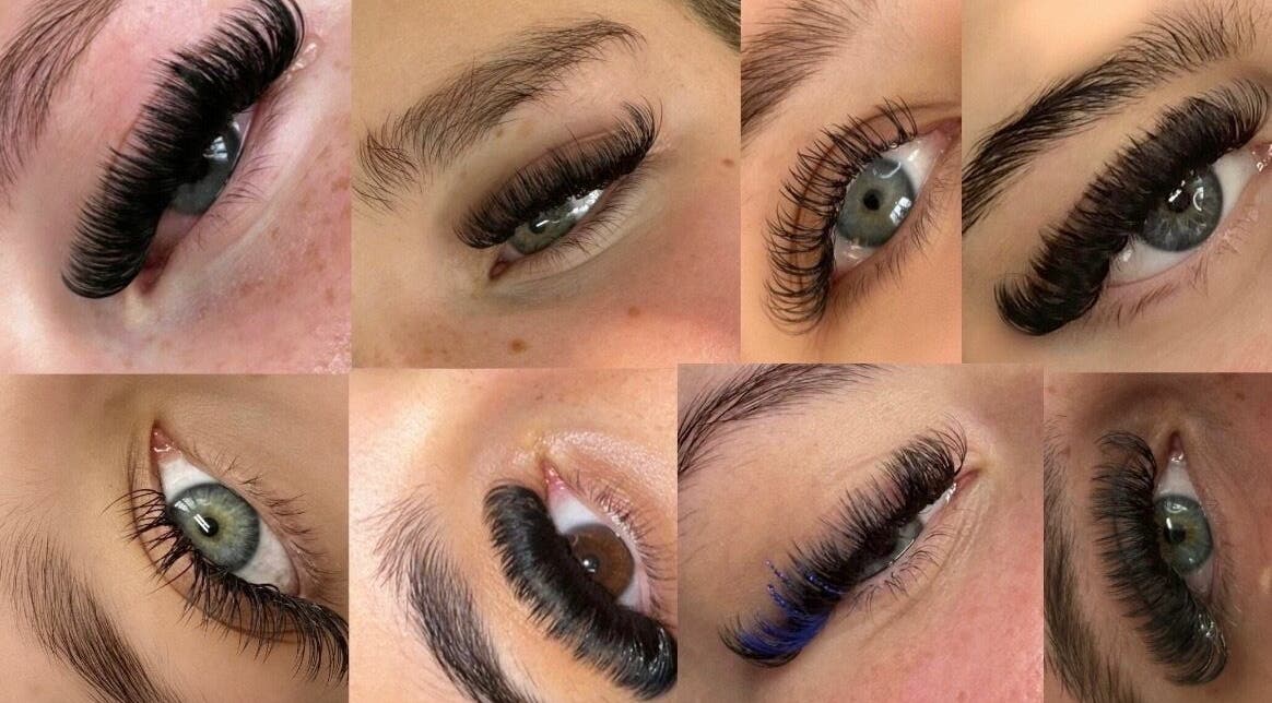 Diverse lash extensions at Ambella Beauty, Crowborough, England, GB.